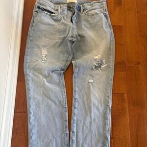 GAP Men's Faded Blue Slim Jeans